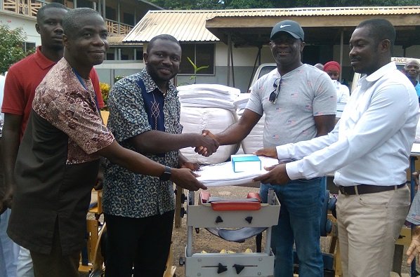 • Officials of the hospital receiving the items