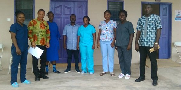 Some staff of the clinic