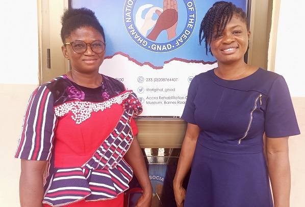 Ms Yahr(left) and Mrs Adjei (right)