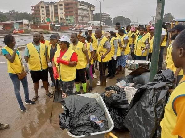 Some Christians displaying proper sanitation practices