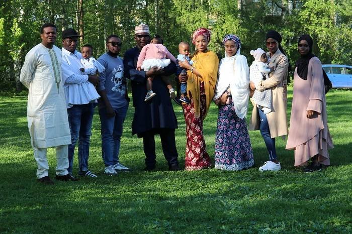 Some Ghanaian muslims who are promoting Islam in Finland