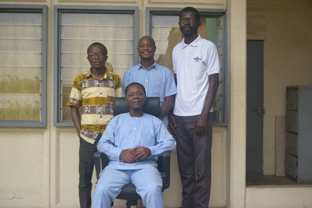 Uncle Dan (seated) with some members of the Design Section