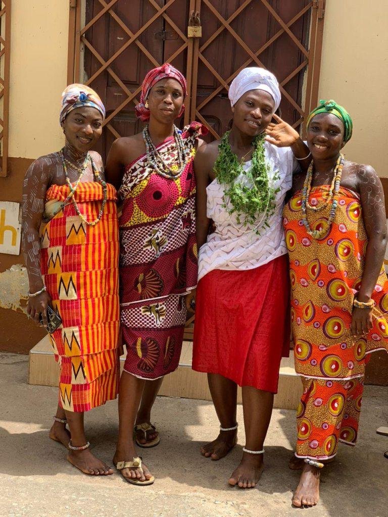 Beauitful ladies revealing beauty in thier cultural attire