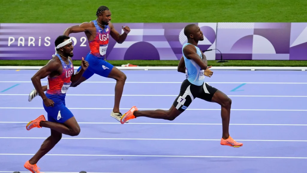 200m champion Letsile Tebogo on his way to stunning the athletics world after beating the hot American favourites