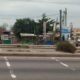 A section of the Mallam-Kasoa road with faded Zebra Crossing marking