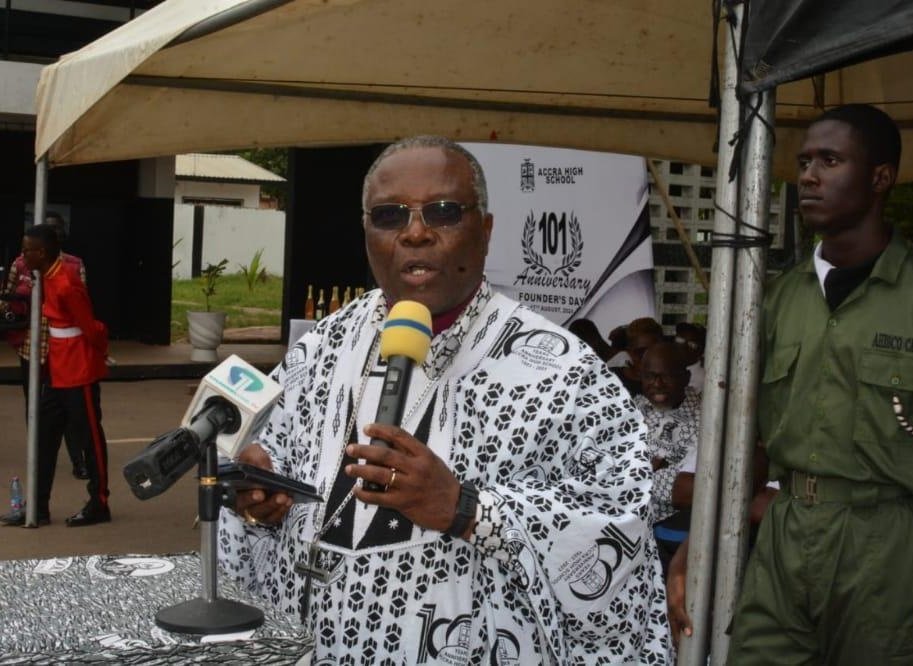 Onukpa Rt Rev Borlabi Bortey delivering a speech