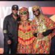 Founder of Rhythms On Da Runway, Kofi Okyere Darko in a photograph with Asabea Cropper and Nene Agyeman