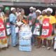 • Ms Sowah (third from left) with the competition winners Photo Victor A. Buxton