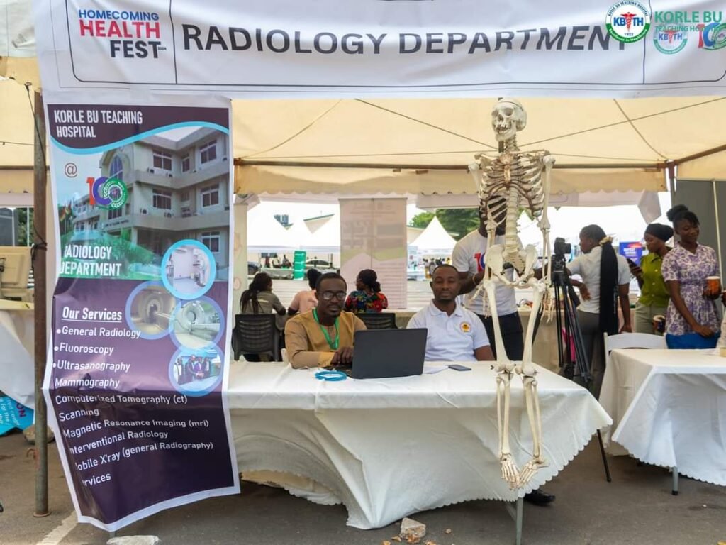 Radiology department of KBTH exhibiting their works