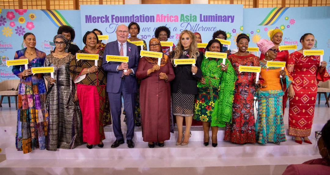 • Mrs Akufo-Addo (third from left) with other dignitaries at the event