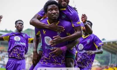 The Medeama players celebrating one of their wins