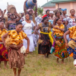 Agbadza group performing