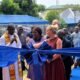 Mrs Alhassan with other dignitaries commissioning the building