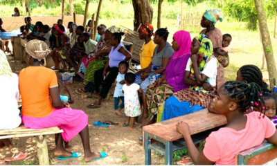 Residents of Yadzo at the event