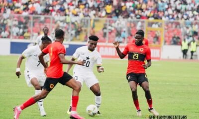 A scene from the Black Stars versus Angola AFCON qualifier in Ghana