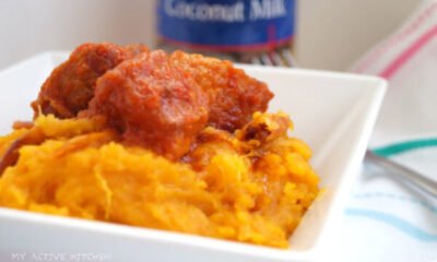 Coconut yam porridge