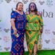 Manye Korngo (right) and a patron at last year's event